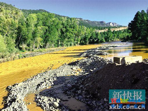 美國廢棄礦山萬噸廢水遭誤排 多條河流成“毒河”