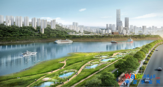圖為南濱路片區(qū)城市建成區(qū)雨污分流改造工程(2020-2021年)項目效果圖。 重慶市市政院公司供圖